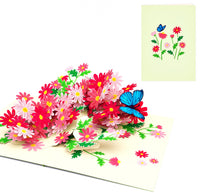 Pink Daisies pop up card