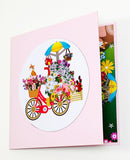 Flower Cart Pop-Up Card