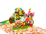 Flower Cart Pop-Up Card