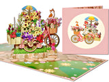 Flower Cart Pop-Up Card
