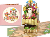 Flower Cart Pop-Up Card
