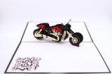 Motorcycle 3D Pop Up Card