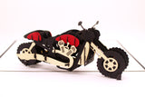 Motorcycle 3D Pop Up Card