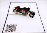 Motorcycle 3D Pop Up Card