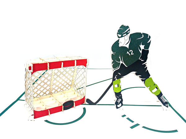 Hockey Pop Up card