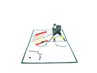 Hockey Pop Up card