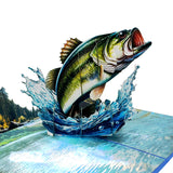 Fishing 3D Card