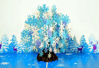 Snowflake Tree Pop Up Card