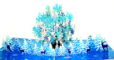 Snowflake Tree Pop Up Card