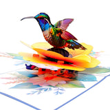 Hummingbird  3D Pop Up Card