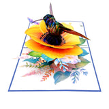 Hummingbird  3D Pop Up Card