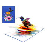 Hummingbird  3D Pop Up Card