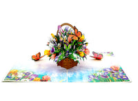 Flower basket 3D card