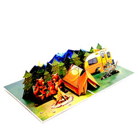 Camping Pop Up Card