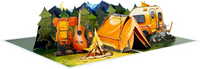 Camping Pop Up Card