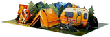 Camping Pop Up Card