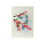Happy Birthday Pop Up Card, Colorful Flowers and Butterflies, Beautiful, Elegant, Floral 3D Greeting Card