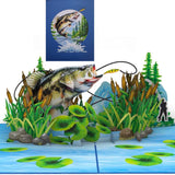 Fishing 3D Card