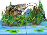 Fishing 3D Card