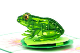 Frog pop-up card