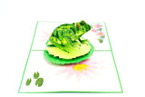 Frog pop-up card