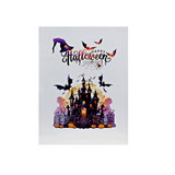 Haunted Castle Halloween Pop-Up Card – 3D Spooky Castle Greeting Card | Handmade Halloween Card, Trick-or-Treat, Party Invite &amp; Gothic Gift