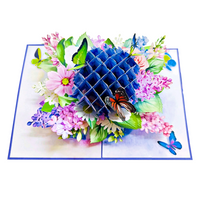 Hydrangea Butterflies 3D Card