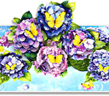 Hydrangea pop up card