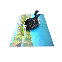 Loon Family 3D Card