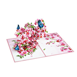 Orchid Pop UP Card