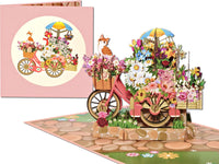 Flower Cart Pop-Up Card