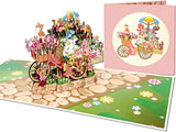 Flower Cart Pop-Up Card