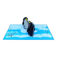 Penguin Family Pop Up Card