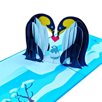 Penguin Family Pop Up Card
