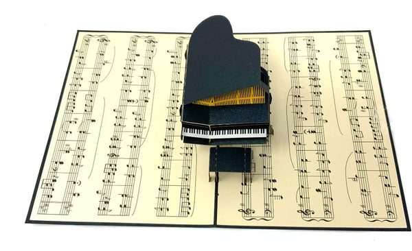 Piano 3D Card