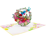 Flower Wreath 3D Card