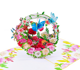 Flower Wreath 3D Card