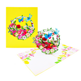 Flower Wreath 3D Card