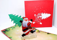 Santa Claus 3D Card