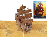 Sail Boat 3D Pop Up Card