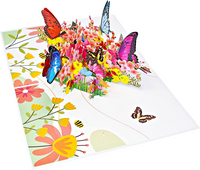 Spring Butterflies  Pop Up Card