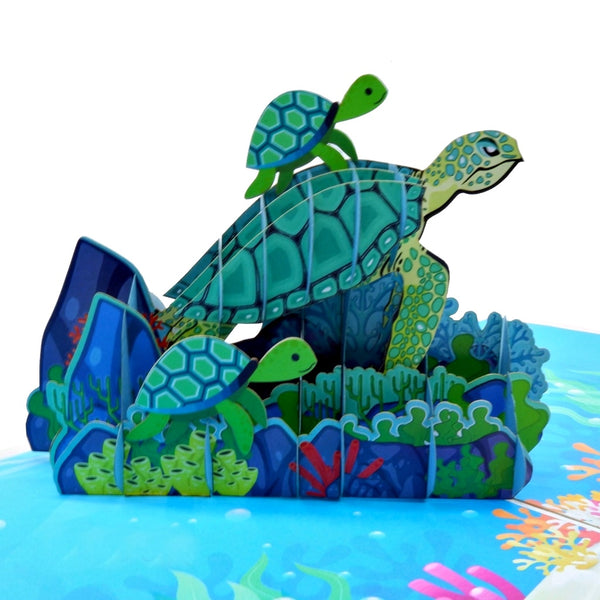 Turtle 3D Pop Up Card