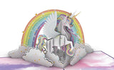 Unicorns 3D card