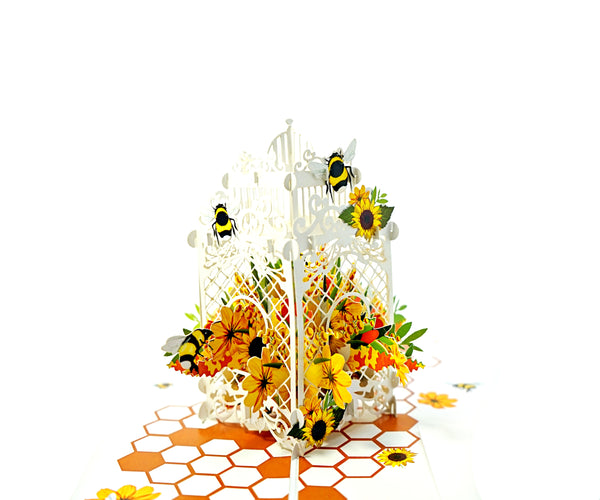 Bees 3D Pop Up Card