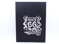 Motorcycle 3D Pop Up Card
