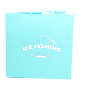 Ice Fishing 3D Card
