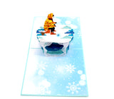 Ice Fishing 3D Card