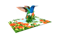 Hummingbird  3D Pop Up Card